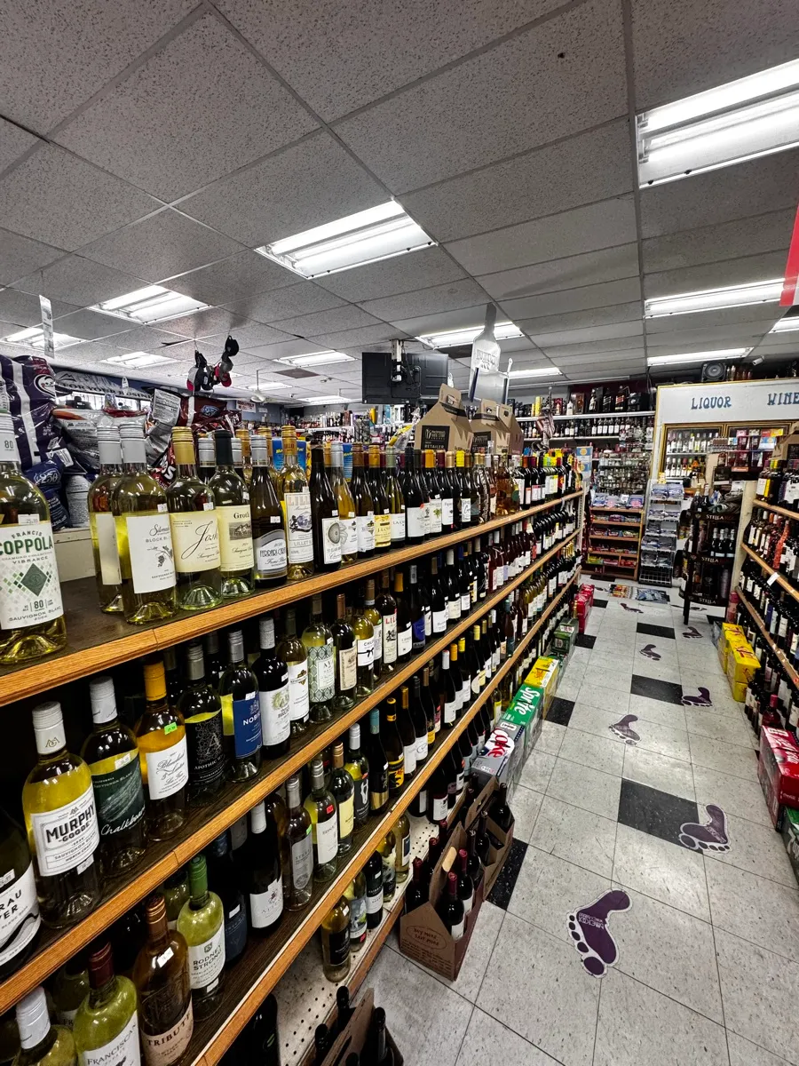 The wine aisle — whites, reds and everything between